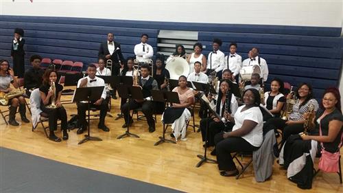The Concert Band Performing for the McCormick MLK Program! 